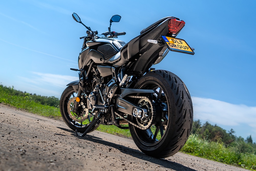 yamaha mt 07 achterkant