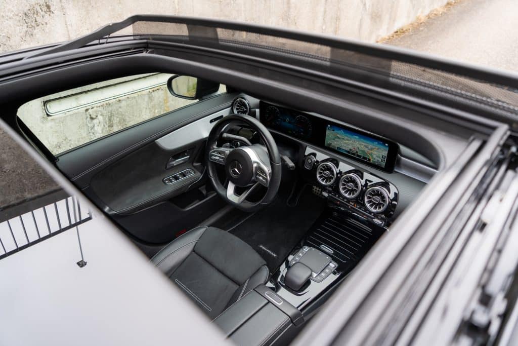 Luxe interieur Mercedes met navigatie via netto operational lease